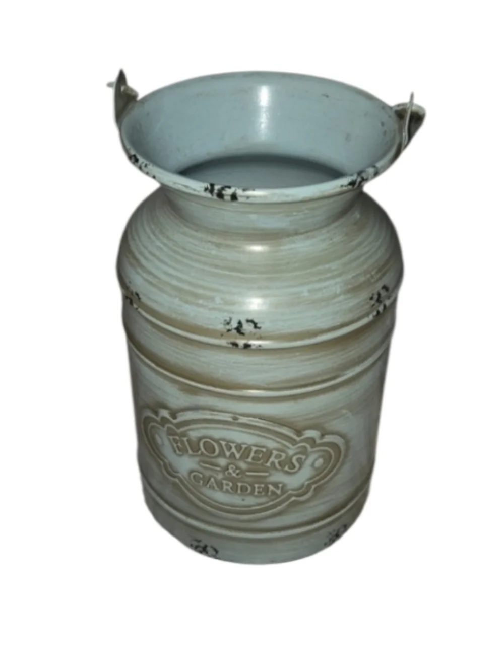 Flowers & Garden Farmstyle Rustic Milk Can Metal Vase